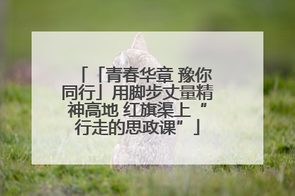 「青春华章 豫你同行」用脚步丈量精神高地 红旗渠上“行走的思政课”