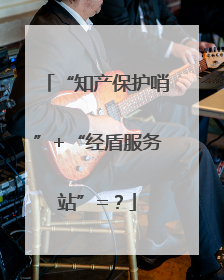 “知产保护哨”+“经盾服务站”=？