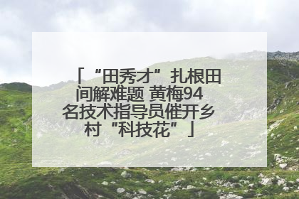 “田秀才”扎根田间解难题 黄梅94名技术指导员催开乡村“科技花”