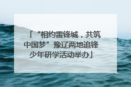 “相约雷锋城，共筑中国梦”豫辽两地追锋少年研学活动举办