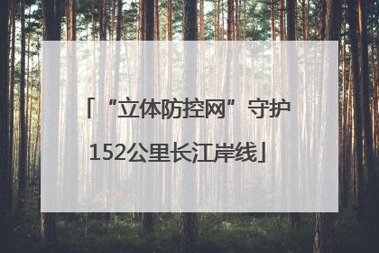 “立体防控网”守护152公里长江岸线