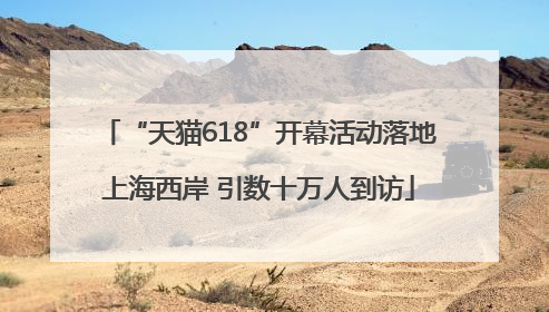 “天猫618”开幕活动落地上海西岸 引数十万人到访