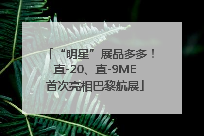 “明星”展品多多！直-20、直-9ME首次亮相巴黎航展