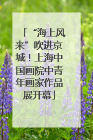 “海上风来”吹进京城！上海中国画院中青年画家作品展开幕