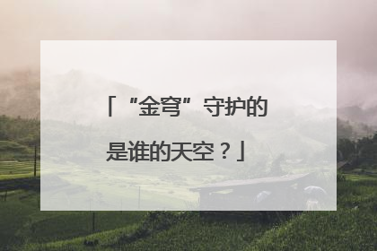 “金穹”守护的是谁的天空？
