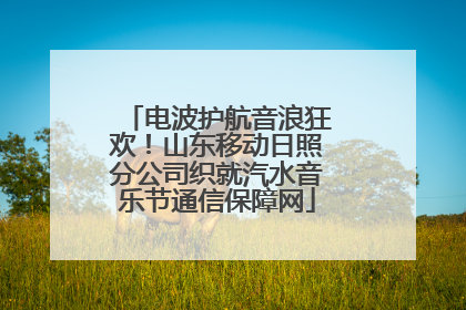 电波护航音浪狂欢！山东移动日照分公司织就汽水音乐节通信保障网
