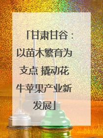 甘肃甘谷：以苗木繁育为支点 撬动花牛苹果产业新发展