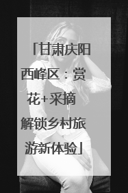甘肃庆阳西峰区：赏花+采摘 解锁乡村旅游新体验