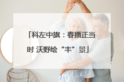 科左中旗：春播正当时 沃野绘“丰”景