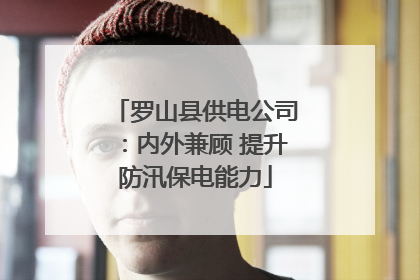 罗山县供电公司：内外兼顾 提升防汛保电能力