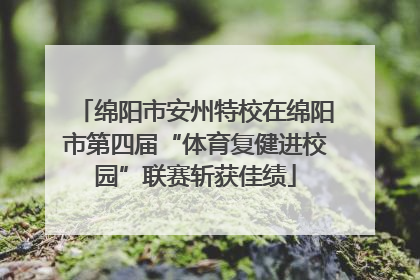 绵阳市安州特校在绵阳市第四届“体育复健进校园”联赛斩获佳绩