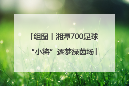 组图丨湘潭700足球“小将”逐梦绿茵场