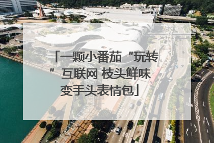 一颗小番茄“玩转”互联网 枝头鲜味变手头表情包