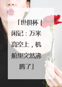世俱杯｜闲记：万米高空上，机舱里突然沸腾了