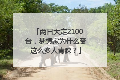 两日大定2100台，梦想家为什么受这么多人青睐？