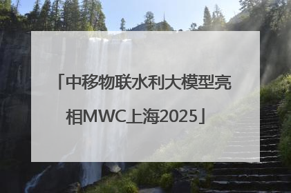 中移物联水利大模型亮相MWC上海2025
