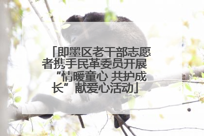 即墨区老干部志愿者携手民革委员开展“情暖童心 共护成长”献爱心活动