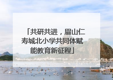 共研共进，眉山仁寿城北小学共同体赋能教育新征程