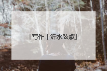 写作｜沂水弦歌