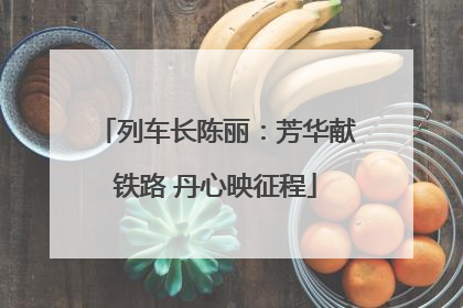 列车长陈丽：芳华献铁路 丹心映征程
