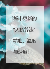 城市更新的“天桥算法”：精准、温度与速度