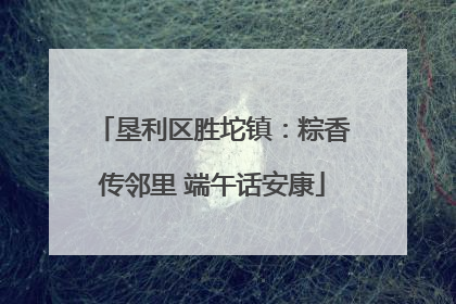垦利区胜坨镇：粽香传邻里 端午话安康