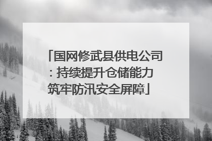 国网修武县供电公司：持续提升仓储能力 筑牢防汛安全屏障