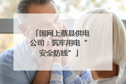 国网上蔡县供电公司：筑牢用电“安全防线”