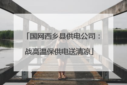 国网西乡县供电公司：战高温保供电送清凉