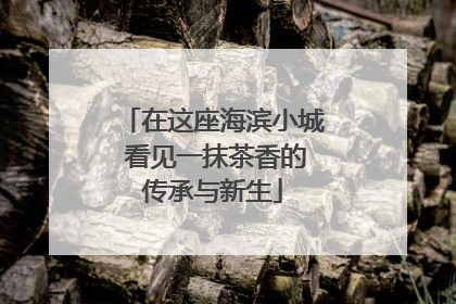 在这座海滨小城 看见一抹茶香的传承与新生