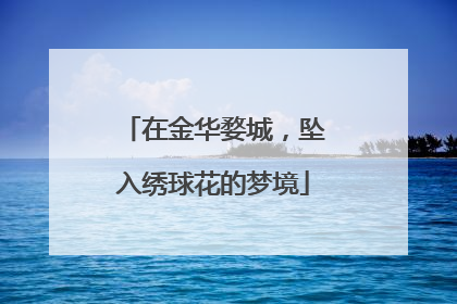 在金华婺城，坠入绣球花的梦境