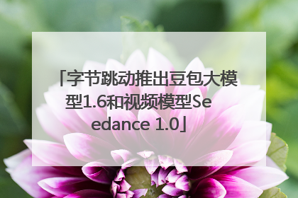 字节跳动推出豆包大模型1.6和视频模型Seedance 1.0