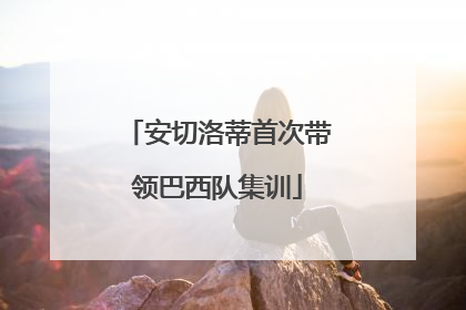 安切洛蒂首次带领巴西队集训
