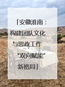 安徽淮南：构建团队文化与思政工作 “双向赋能”新格局