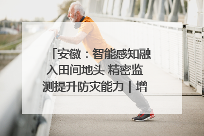 安徽：智能感知融入田间地头 精密监测提升防灾能力｜增发国债气象项目落地见效系列报道
