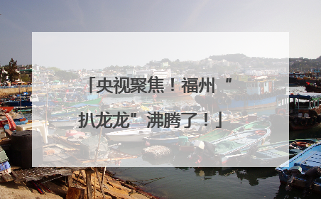 央视聚焦！福州“扒龙龙”沸腾了！