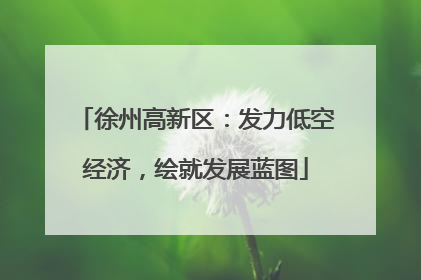 徐州高新区：发力低空经济，绘就发展蓝图