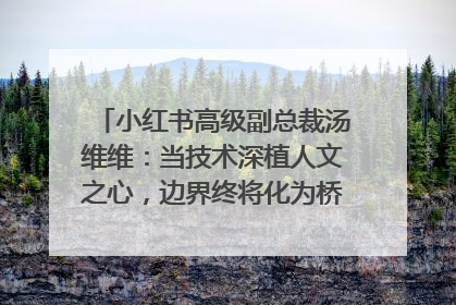 小红书高级副总裁汤维维：当技术深植人文之心，边界终将化为桥梁｜聚焦2025文化强国建设高峰论坛