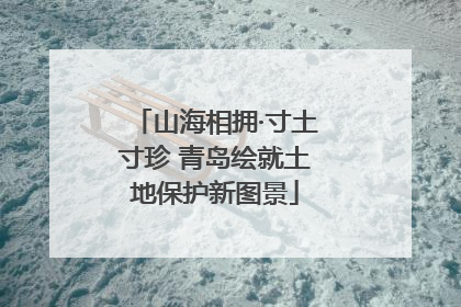 山海相拥·寸土寸珍 青岛绘就土地保护新图景