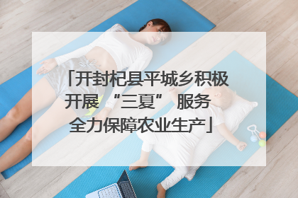 开封杞县平城乡积极开展 “三夏” 服务 全力保障农业生产