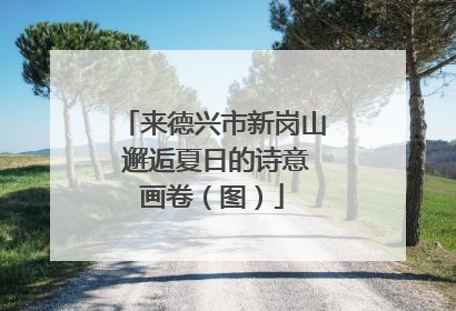 来德兴市新岗山 邂逅夏日的诗意画卷（图）