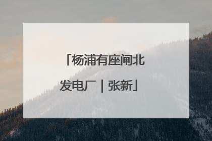 杨浦有座闸北发电厂｜张新