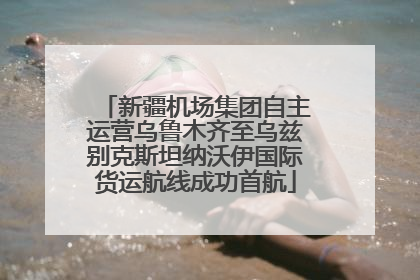 新疆机场集团自主运营乌鲁木齐至乌兹别克斯坦纳沃伊国际货运航线成功首航