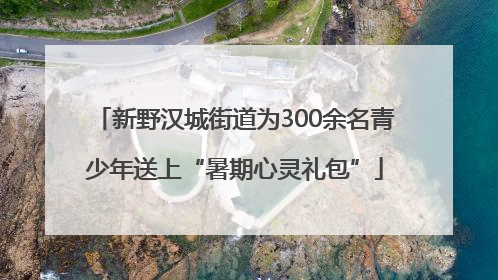 新野汉城街道为300余名青少年送上“暑期心灵礼包”