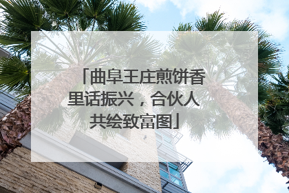 曲阜王庄煎饼香里话振兴，合伙人共绘致富图