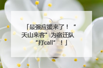 最强应援来了！“天山来客”为宿迁队“打call”！