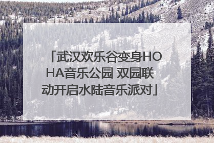 武汉欢乐谷变身HOHA音乐公园 双园联动开启水陆音乐派对