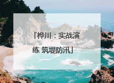 桦川：实战演练 筑堤防汛
