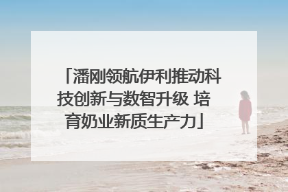 潘刚领航伊利推动科技创新与数智升级 培育奶业新质生产力