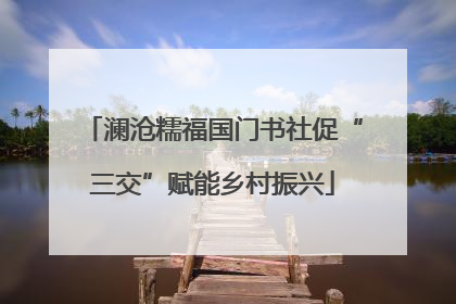 澜沧糯福国门书社促“三交”赋能乡村振兴